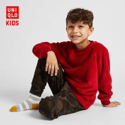 优衣库UNIQLO 童装/男童/女童 摇粒绒套装(长袖) 420924