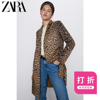 ZARA 02712635051 女装 绒面质感效果大衣外套