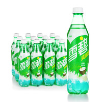 再降价：雪碧 爽椰派汽水 椰子味饮料 500ml*12瓶 *4件