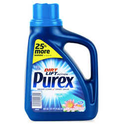Purex 普雷克斯 双倍浓缩洗衣液 雨后清新 1.47L *2件