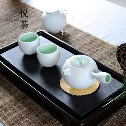海洲窑 青白釉陶瓷茶器茶托
