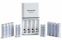 Panasonic eneloop 充电电池 8AA + 4AAA + CC55快充套装