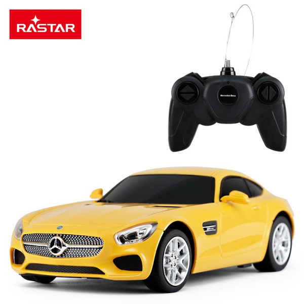 商品rastar 遥控车 1:24 奔驰amg-gt 72100