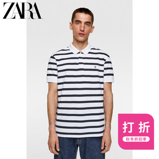 ZARA 男士T恤 09240407250 白色 XL（185/104A）