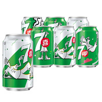 限陕甘宁：7-Up 7喜 柠檬味汽水 330ml*6罐