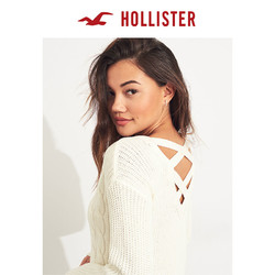 Hollister2019年冬季新品后身绑带式麻花针织连衣裙 女 302319-1