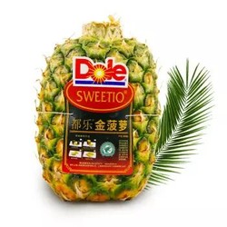 Dole 都乐 无冠金菠萝 1个装 约1.5kg *8件 +凑单品
