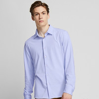 UNIQLO 优衣库 男士衬衫UQ421861666 天蓝 180/108B/XL