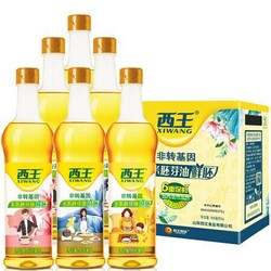 XIWANG 西王 食用油品质组合装 非转基因玉米胚芽油鲜胚 5.4L *2件