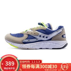 Saucony索康尼  AYA  经典复古鞋 跑鞋 男鞋 S70460 灰兰霓虹 42.5