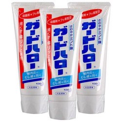 花王牙膏 超效去除牙垢 防蛀美白牙膏 165g 三支装 日本原装进口+凑单品