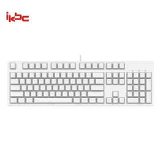 ikbc C104侧刻 机械键盘 有线键盘 游戏键盘 104键 原厂cherry轴 樱桃轴 笔记本键盘 白色 静音红轴