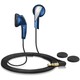 森海塞尔 MX365 蓝色 立体声有线耳机 强劲低音 驱动立体声 入耳式耳机