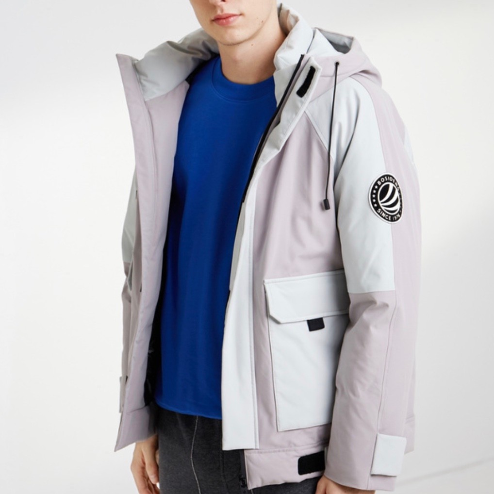 bosideng 波司登 b90142507ds 连帽短款羽绒服