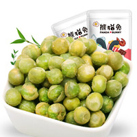 熊猫兔 青豌豆 小吃零食坚果炒货108g/袋 *2件