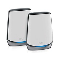 NETGEAR 美国网件 Orbi RBR852 AX6000三频Mesh分布式高速路由器 两件装