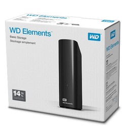 税降了Western Digital 西部数据 Elements 桌面硬盘 14TB