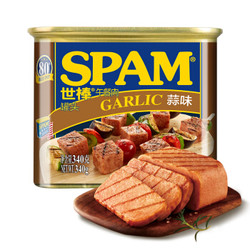 SPAM 世棒 午餐肉蒜味 340g *14件