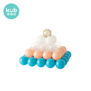 可优比（KUB） 海洋球加厚弹力泡泡球（50个 装）百搭五色 *3件
