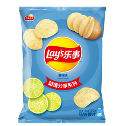 Lay's 乐事 薯片  青柠味 135g *25件