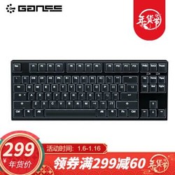 GANSS 高斯 GS87C 机械键盘（Cherry轴、PBT）