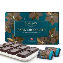 Alpes d'Or 爱普诗 85%黑巧克力礼盒 135g *6件