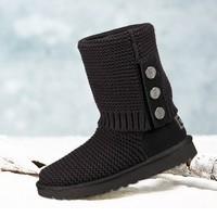 考拉海购黑卡会员：UGG Purl Cardy Knit系列 女士针织雪地靴