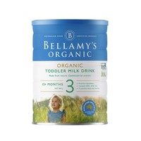 历史低价、补贴购：BELLAMY'S 贝拉米 有机婴儿配方奶粉 3段 900g*3罐装