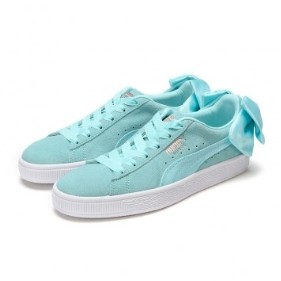 PUMA 彪马 Suede Bow Hexamesh 女士运动鞋