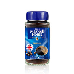 Maxwell House 麦斯威尔 醇品速溶纯黑咖啡 200g *4件