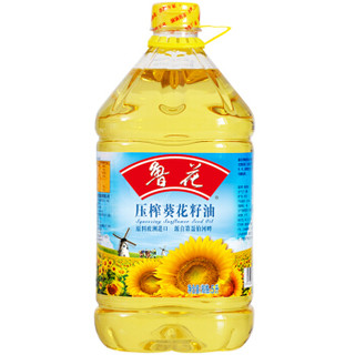 京东PLUS会员：鲁花 食用油 压榨葵花籽油 5L