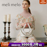 魅玲珑 15958 凯特周丨meli melo牛皮Linked Thela Mini欧美女式单肩斜挎手提包