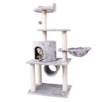 猫玩具猫抓板猫爬架大型豪华5层猫爬架