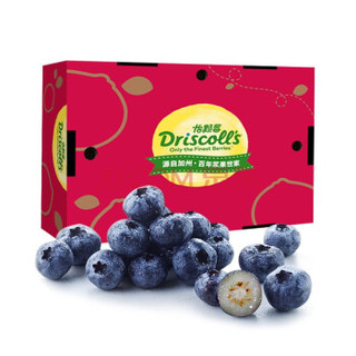 Driscoll's怡颗莓 智利进口精选蓝莓原箱12盒装 约125g/盒 新鲜水果 年货礼盒
