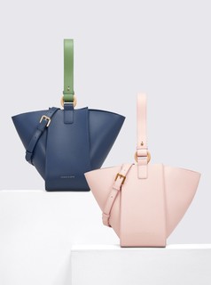 CHARLES＆KEITH CK2-50150824 女士复古单肩手提包