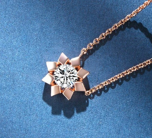 MY FASHION DESIGN   MYN1822 女款太阳花项链