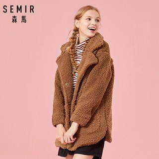 Semir 森马19078100308 女士宽松保暖大衣