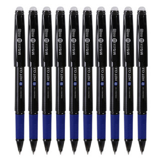 M&G 晨光 中性笔 热可擦 0.5mm 蓝色子弹头 10支装 *5件