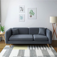 A家家具 ADS-025A 可拆洗小户型三人位沙发