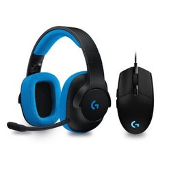 Logitech 罗技 G102 有线鼠标 +G233 有线游戏耳机 套装