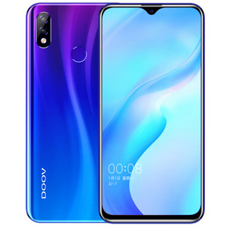 朵唯（ DOOV ）D1 6GB 64GB 双面玻璃 6.4全面屏 全网通4G 极光色 *3件