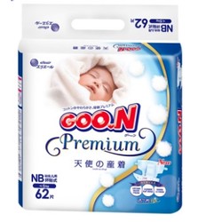 GOO.N 大王 天使系列 婴儿纸尿裤 NB62片