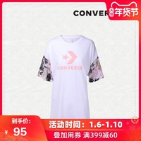 CONVERSE匡威官方 花卉印花短袖T恤 女款 10008128