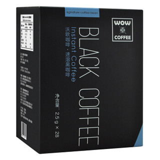 wow coffee 沃欧咖啡 速溶黑咖啡 70g *5件
