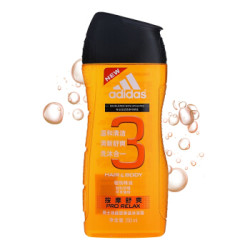 adidas 阿迪达斯 男士按摩舒爽沐浴露 250ml *3件