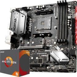 msi 微星 B450M MORTAR 迫击炮 主板 AMD 锐龙5 3600处理器 板U套装
