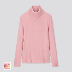 UNIQLO 优衣库 HEATTECH 418240 女士摇粒绒两翻领T恤