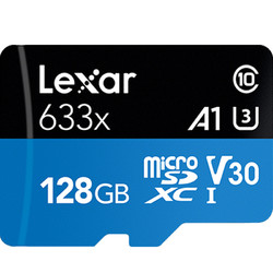 Lexar雷克沙tf卡633X128G内存卡手机行车记录仪监控摄影高清高速存储卡tf内存卡