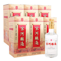 宋河粮液酒（金幅）2014年50度浓香型白酒 475ml*6瓶