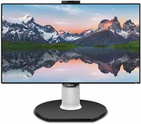 Philips Brilliance 329P9H 32 英寸显示器，4K UHD，IPS，108% sRGB，USB-C 连接，Windows Hello 弹出网络摄像头，光传感器，VESA，高度可调，4 年高级更换保修